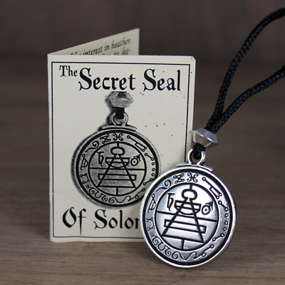 #ad Secret Seal of Solomon Talisman Pendant Amulet Hermetic kabbalah Jewelry magic