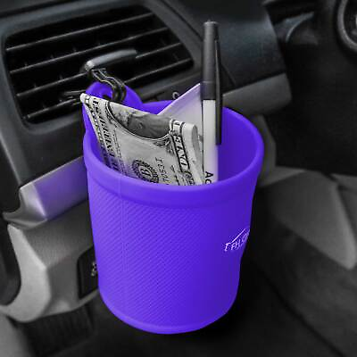 #ad Silicone Auto Holder for Water Bottle Cell Phone Coin Purple For Auto Car SUV