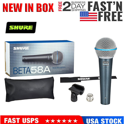 #ad For Shure Beta 58A Supercardioid Dynamic Vocal Microphone US Fast Shipping