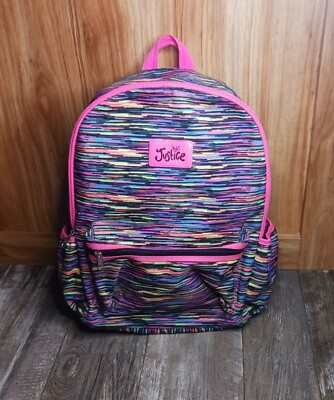 #ad Justice Girls Bookbag Backpack