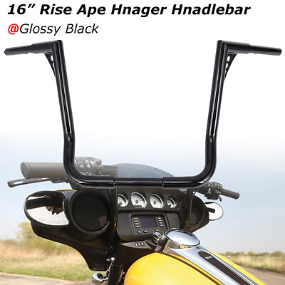 #ad DNA 16quot; 1 1 4quot; Ape Hangers Bars Handlebar For Harley Glide Ultra CVO Classic