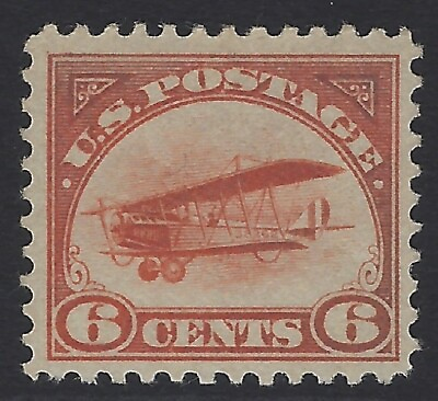 #ad U.S. Sc.# C1 6c Jenny Issue of 1918 Mint OG LH VF XF Centering P 4288