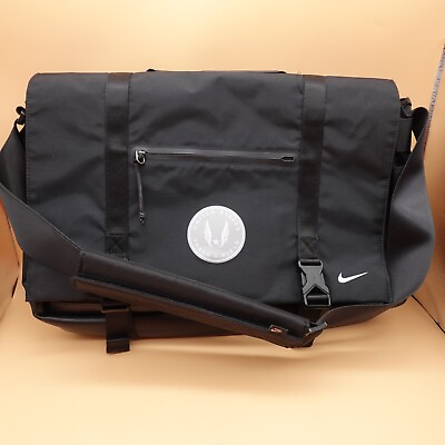 #ad Nike Eugene Elite Messenger Laptop Bag Black United States Track Field