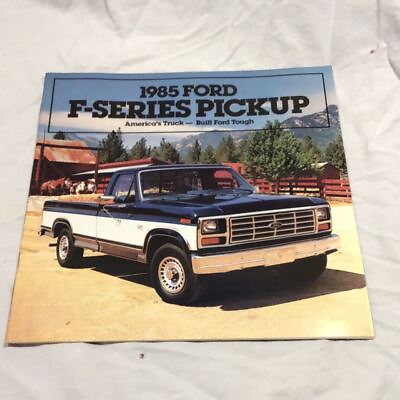 #ad 1985 Ford F Series Pickup sales brochure new condition