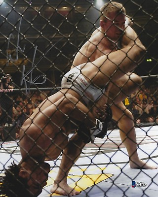 #ad Carlos Newton Signed 8x10 Photo BAS Beckett COA UFC 34 38 Picture vs Matt Hughes