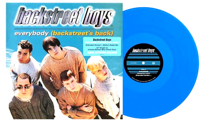 #ad Backstreet Boys Everybody Backstreet’s Back 12quot; Single Blue Colored Vinyl LP