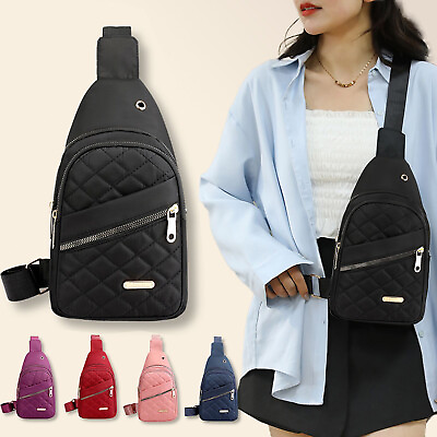 #ad Crossbody Bags for Women Travel Sling Bag Earphone Hole Hiking Backpack Daypack