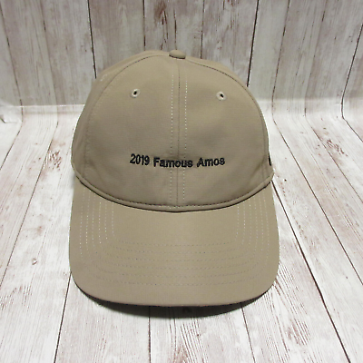 #ad 2019 Famous Amos Hat Cap Strap Back Beige Taylor Made