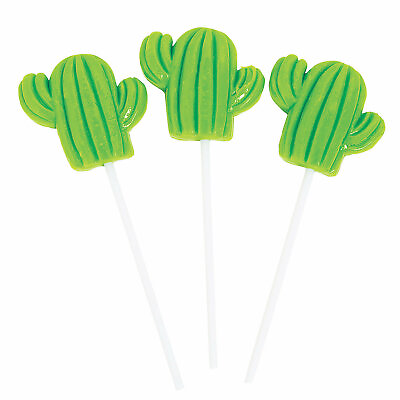 #ad Cactus Lollipops Candy Party Favors 12 Pieces