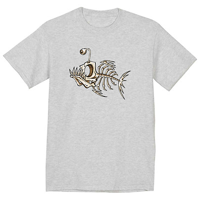#ad Fish bones t shirt funny men#x27;s shirt fishing logo graphic tee shirt for men