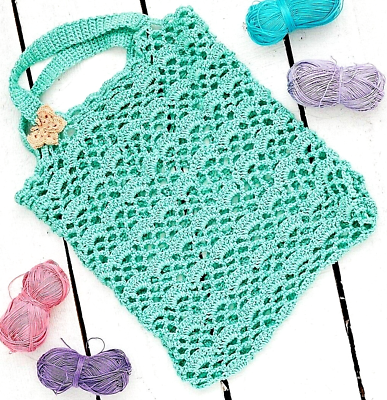#ad Eco friendly ukrainian bag Reusable string shopping bag Crochet shopper handbag