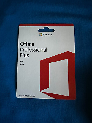 #ad Office professional Plus 2019 Version 1 PC Sealed NEW