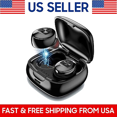 #ad Wireless Bluetooth Earbuds Waterproof Sport Headphones for iPhone 15 14 Pro Max