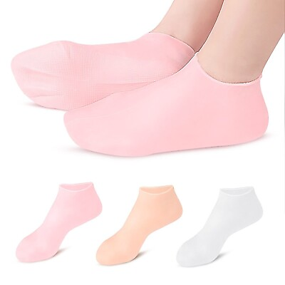 #ad Silicone Gel Moisturizing Socks Aloe Socks Pedicure Socks For Repairing Dry
