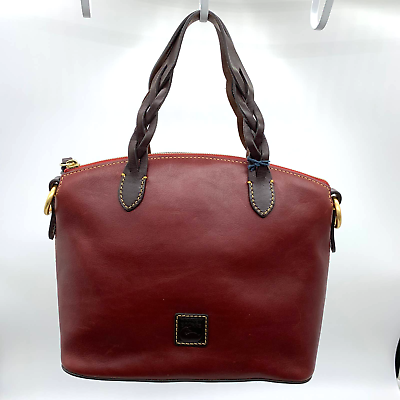 #ad Dooney amp; Bourke Florentine Leather Purse Small Heidi Satchel Red Handbags