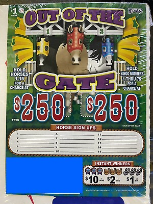 #ad NEW pull tickets Outta The Gate Tabs Seal