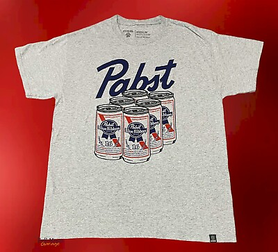 #ad New Pabst Blue Ribbon Beer 6 Pack RSQ Mens Vintage Classic T Shirt