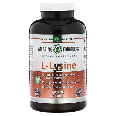 #ad L Lysine 1000 mg 360 Tablets