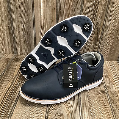 #ad New Cuater Travis Mathew Golf Shoes Size 11 Blue Leather The Legend 4MR214