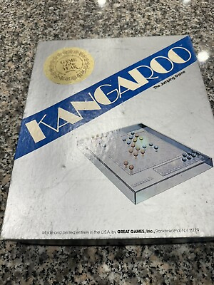 #ad Vintage 1978 Kangaroo The Jumping Game Board Game