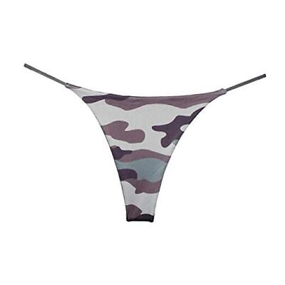 #ad Women Underpants Seamless Thong Temptation Underwear High Waist G Small Camo