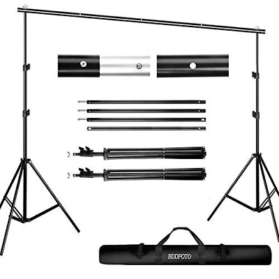 #ad 10ft Photo Video Studio Backdrop Background Support Stand for screen Bag NIB