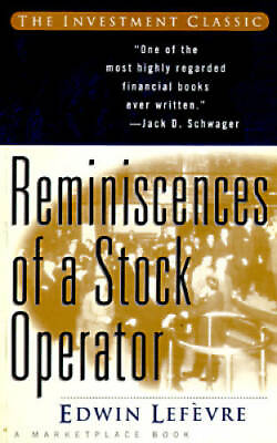 #ad Reminiscences of a Stock Operator Paperback By Edwin Lefevre GOOD