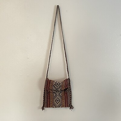 #ad Bohemian Style Crossbody Bag Knit Purse