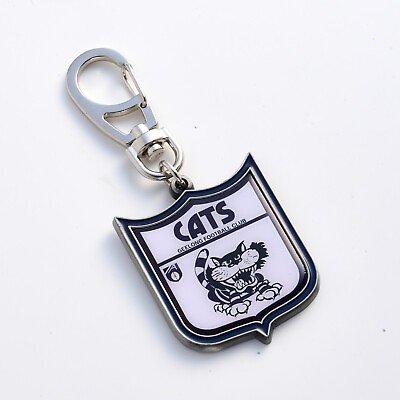 #ad AFL Heritage Metal Key Ring Geelong Cats Logo Keyring Aussie Rules