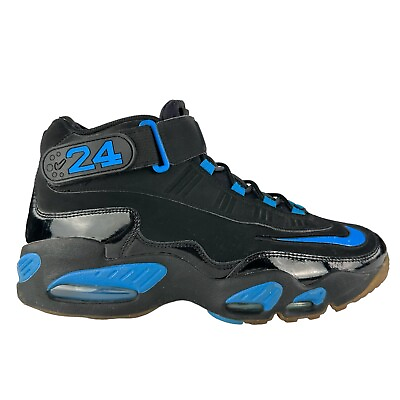 #ad Nike Air Griffey Max 1 Mens Size 11.5 Black Photo Blue Shoes Sneakers 354912 030