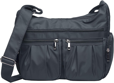 #ad Crossbody Bags for Women with RFID Multi Pocket Shoulder Bag Lightweight Waterpr