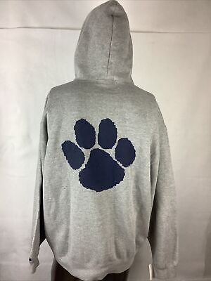#ad Russell Athletic Team Issue Penn State Sweatshirt Hoodie Paw Print Lions Pride L