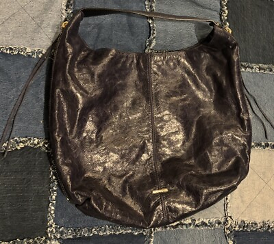 #ad Rebecca Minkoff Purse Handbag Leather Hobo Slouch Fringe Y2k