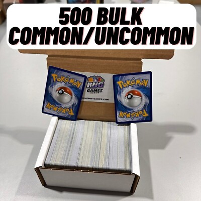 #ad Pokemon Bulk Cards Pokemon TCG Bulk Lots of 500 Cards Each Collection Start