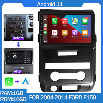 #ad 9quot;Android10.0 Carplay Car Radio Stereo For Ford F150 F 150 2009 2012 GPS Navi FM