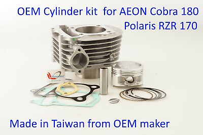 #ad OEM Cylinder kit 61mm for Polaris RZR 170 RZR170 AEON Cobra 180 UTV Quads US TX