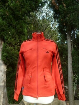 adidas Team Women#x27;s Super fitted walkout track top size Medium Colour red $40.17