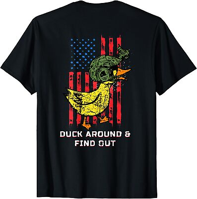 #ad NEW LIMITED Funny Duck Around And Find Out T Shirt