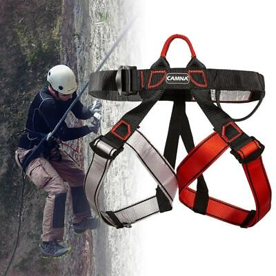 #ad Professional Outdoor Rock Climbing Harness Seated Downhill Sports Safety Belt Ha
