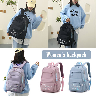 #ad Middle School Bag for Girls Teenager Primary Student Backpack Large Capacity