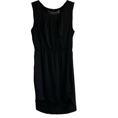 #ad BCBG black High Low black cocktail dress size medium NWT