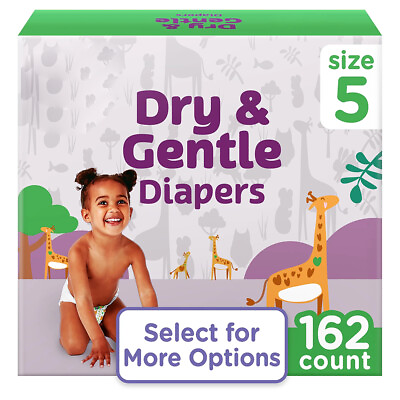 #ad Dry amp; Gentle Diapers Size 1 7 120 Count