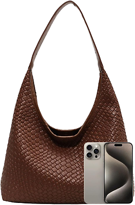 #ad Leather Tote Bag for Women Woven Bag Woven Tote Bag Shoulder Bag Hobo Bag Crossb