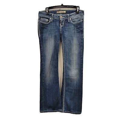 #ad BKE Denim Jeans Womens Stella Size 25 x 29 Blue Low Rise
