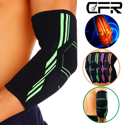 #ad CFR Breathable Elbow Arm Support Brace Sleeve Gym Sport Arthritis Wrap Neoprene