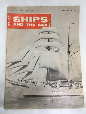 #ad VTG Ships and the Sea Magazine Spring 1959 Juan Sebastian de Elcano No Label