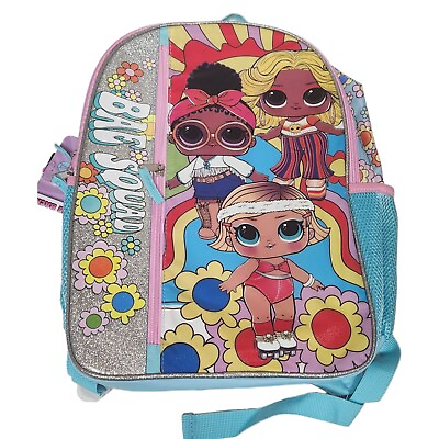 #ad L.O.L. Surprise Bae Squad Backpack Print Girls Kids Laptop Size