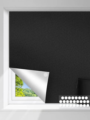 #ad cortinas black out negras para de habitacion blackout baño ventanas sin perforar