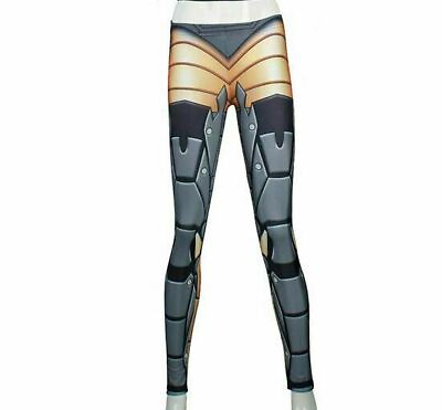 #ad Women Armour Comic Superhero Grey Leggings Workout Yoga Fashion Sexy Legging New