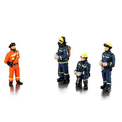 #ad 1 64 Scene Props Dolls Character Firefighters Firemen Model Models Decoration